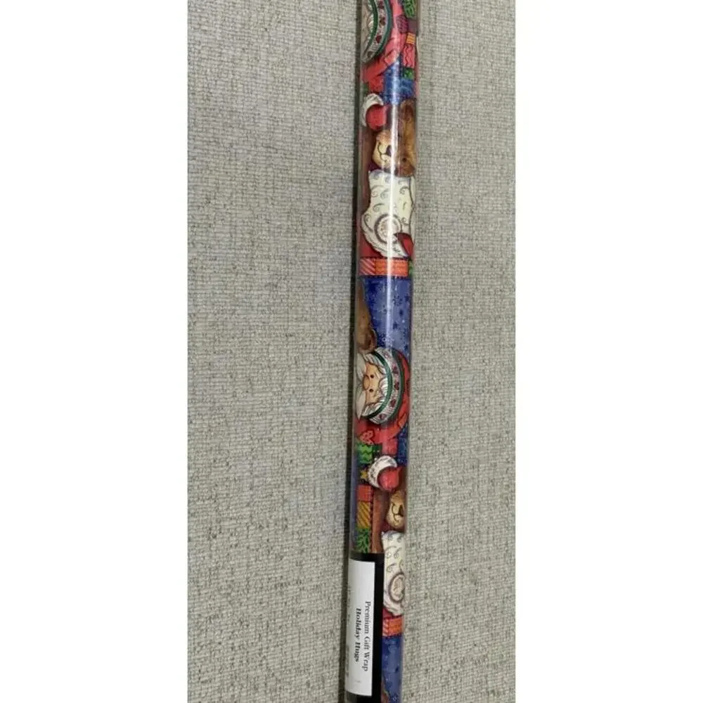 Vintage‎ Christmas Gift Wrap Roll “Holiday Hugs”